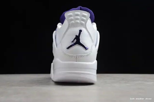 Reps LUCY Air 4 CT8527-115 Purple Jordan Court 0515